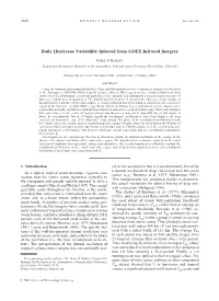 Daily Hurricane Variability Inferred from GOES Infrared Imagery