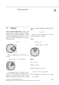 Mathematics A