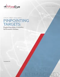 PINPOINTING TARGETS: Exploiting Web Analytics to Ensnare Victims