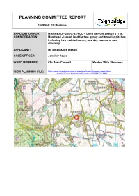 Planning Committee Report