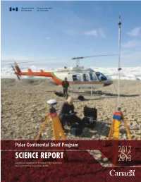 Polar Continental Shelf Program Science Report 2012 & 2014