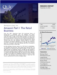 Amazon Part I