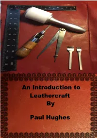 An Introduction to Leathercraft by Paul Hughes