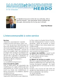 L'intercommunalité À Votre Service