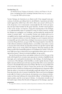 531 Van Den Berg, CS Tacitus' Dialogus De Oratoribus Is An