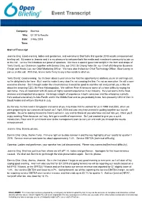 An Open Briefing Interview With