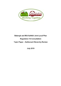Topic Paper – Settlement Hierarchy Review