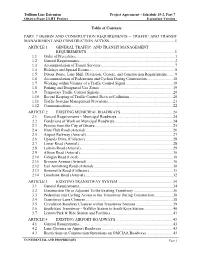 Traffic and Transit Management and Construction Access