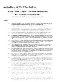 Transcript of Interview