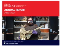 Annual Report 2020–2021 the Great Unknown Ruby Burns Contents from Recollections