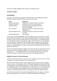 Erläuterung Umbenennung
