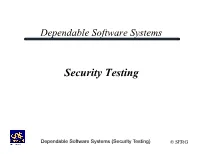 Security Testing