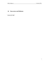 18. Innovation and Diffusion