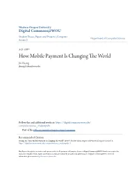 How Mobile Payment Is Changing the World