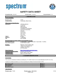 Safety Data Sheet