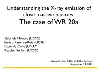 Understanding the X-Ray Emission of Close Massive Binaries: the Case of WR 20A