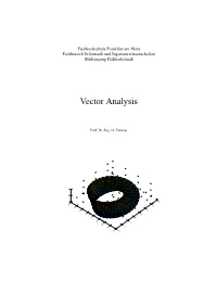 Vector Analysis