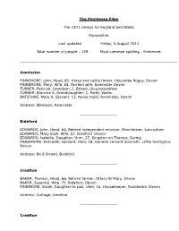 Census 1871 Devon