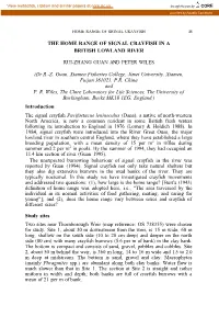 The Home Range of Signal Crayfish in a British Lowland River