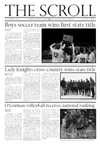 Boys Soccer Team Wins First State Title