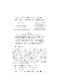 Dynamic Data Models: an Application of MOP-Based Persistence in Common Lisp 1 Introduction