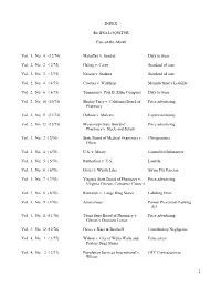 INDEX Rx IPSA LOQUITUR Case-Of-The-Month Vol. 1, No. 4