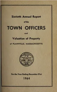 Plainville, Massachusetts Annual Reports