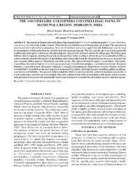 The Coccinellids (Coleoptera:Coccinellidae) Fauna in Manduwala Region, Dehradun, India