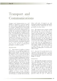 Transport and Communicationschapter 9