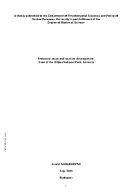 A Thesis Submitted to the Central European University, Department
