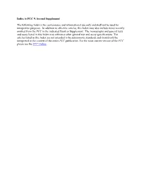 Fcc-9-Second-Supplement-Index.Pdf
