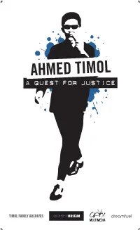 Ahmed Timol Was the First Detainee to Die at John Vorster Square