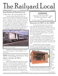 DRM Awaiting Arrival of Two Metro-North Acmus Hammer-In 2005 at the DRM Jeep-Railroad Rendezvous