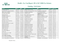 Health - Eye Test Report: BVA/ KC/ ISDS Eye Scheme