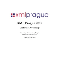 XML Prague 2019