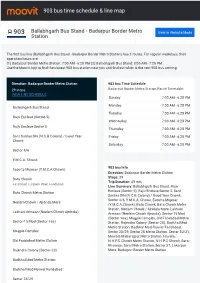 903 Bus Time Schedule & Line Route