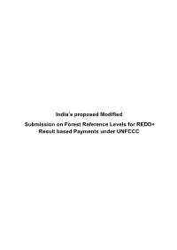 India's Proposed Modified Submission on Forest Reference Levels For