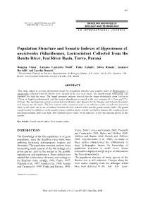 Population Structure and Somatic Indexes of Hypostomus Cf