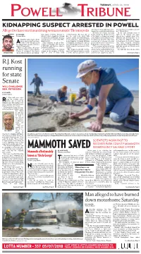 R.J. Kost Running for State Senate WILL CHALLENGE SEN