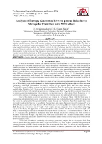 Analysis of Entropy Generation Between Porous Disks Due to Micropolar Fluid Flow with MHD Effect