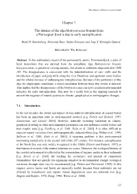 Chapter 7 the Demise of the Alga Botryococcus Braunii from A