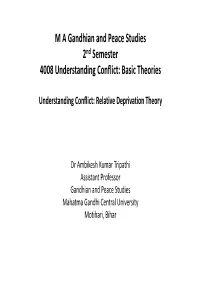 Relative Deprivation Theory