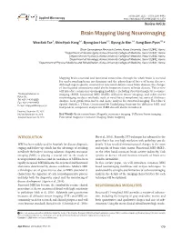 Brain Mapping Using Neuroimaging
