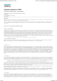 Non-Human Primates and Language: Paper