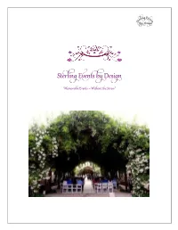 Sterling Events by Design!