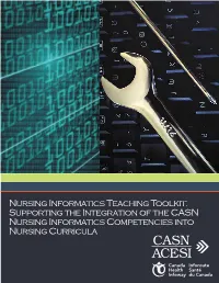CASN's Nursing Informatics Teaching Toolkit