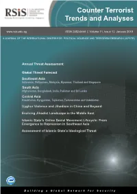 Counter Terrorist Trends and Analyses