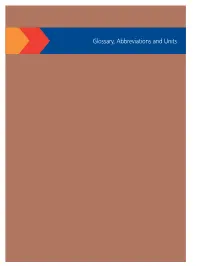 Glossary, Abbreviations and Units
