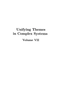 Unifying Themes in Complex Systems