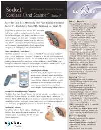 Cordless Hand Scanner™ Series 7